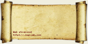 Olja Janošević vizit kartica